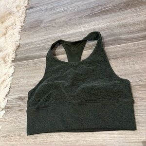 ALO Yoga Forest Green Sports Bra